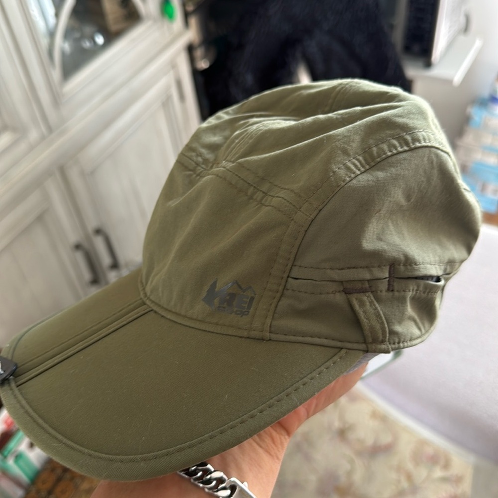 REI Army COT Green Screeline Hat Cap Unisex